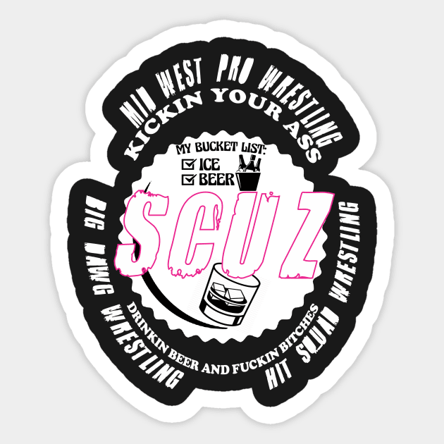 BDW SCUZ Sticker by BIG DAWG APPAREL